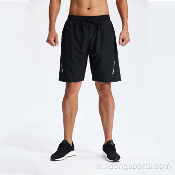 Aangepaste logo mannen trainen shorts gym blanco shorts
